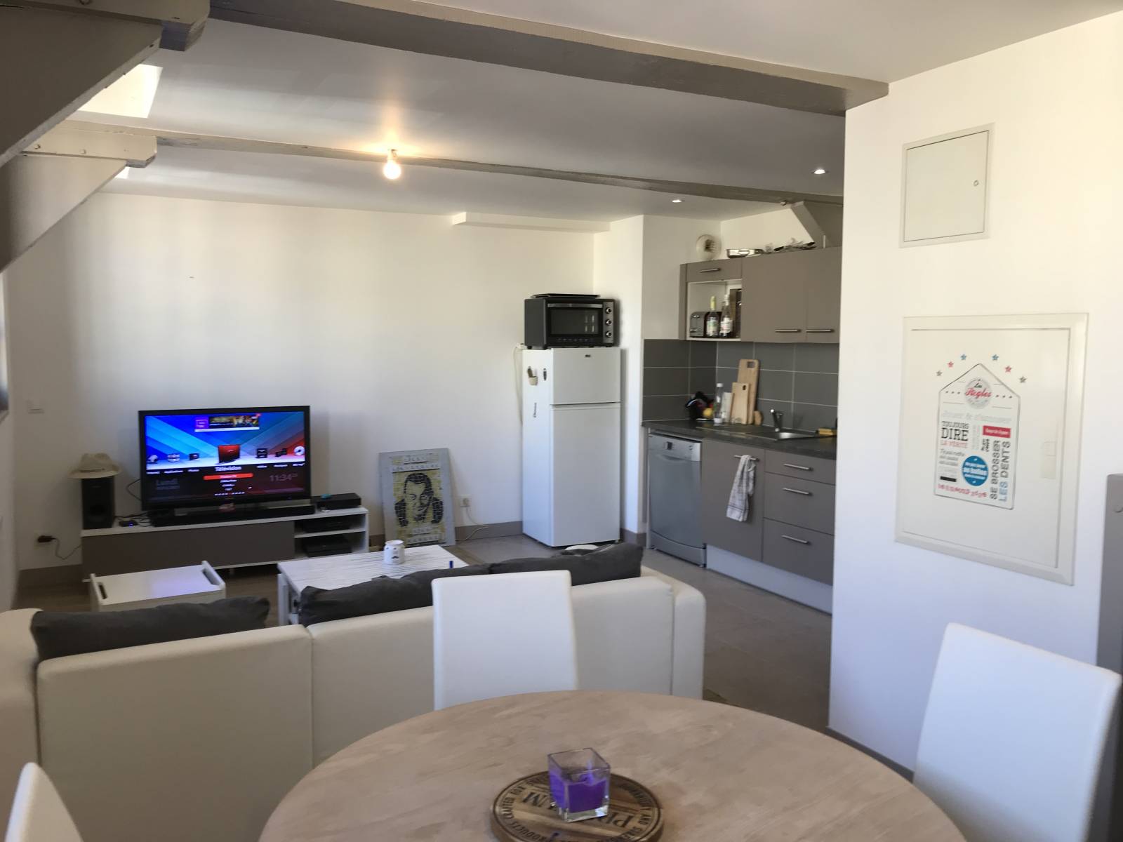 LOUÉ appartement 2 pièces en duplex à Dieppe