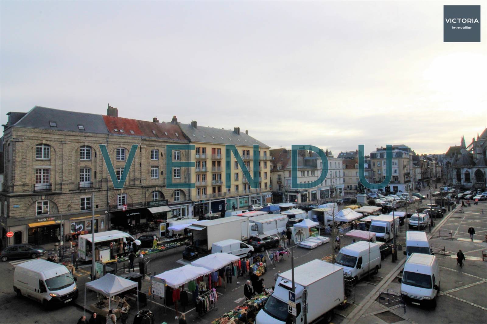 Appartement 3 pieces vue dégagée a renover Grande Rue centre Dieppe 76 