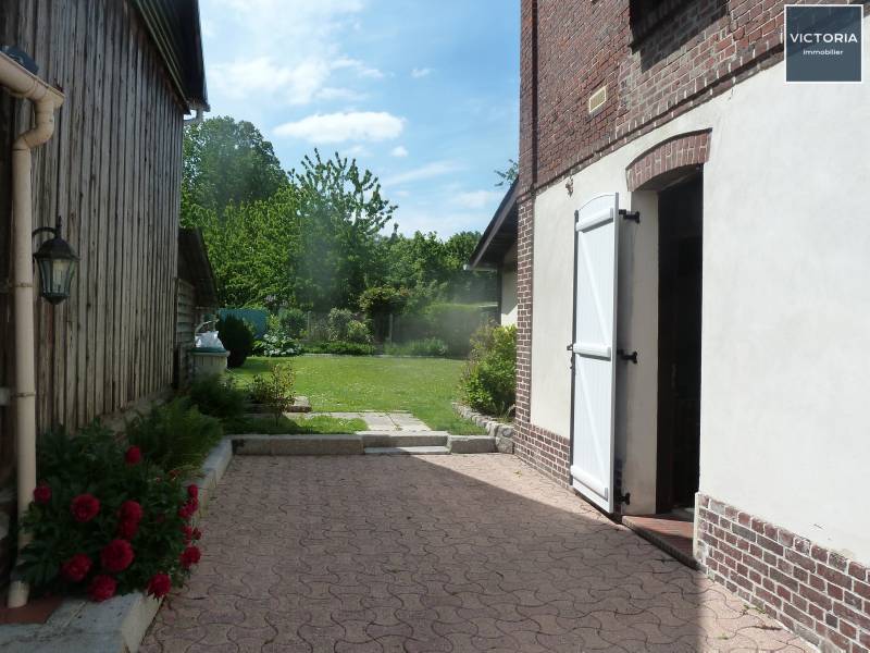 Vente maison avec jardin clos 76590