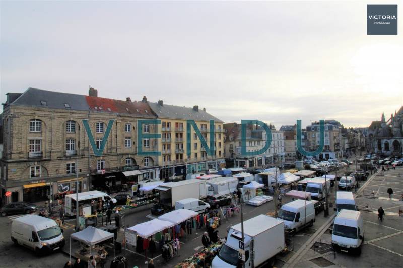 Appartement 3 pieces vue dégagée a renover Grande Rue centre Dieppe 76 